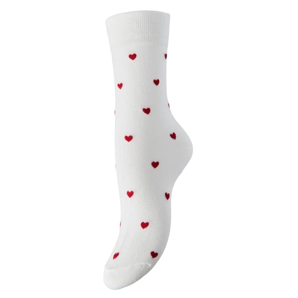 Pieces Dame Strømper Pcfreya Bright White Heart