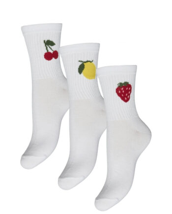 Pieces Dame Strømper Pcsanni Bright White