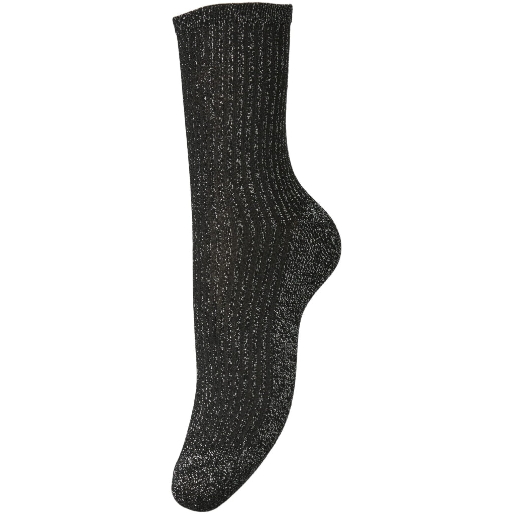Pieces Dame Strømper Pcsebby Black Stripe