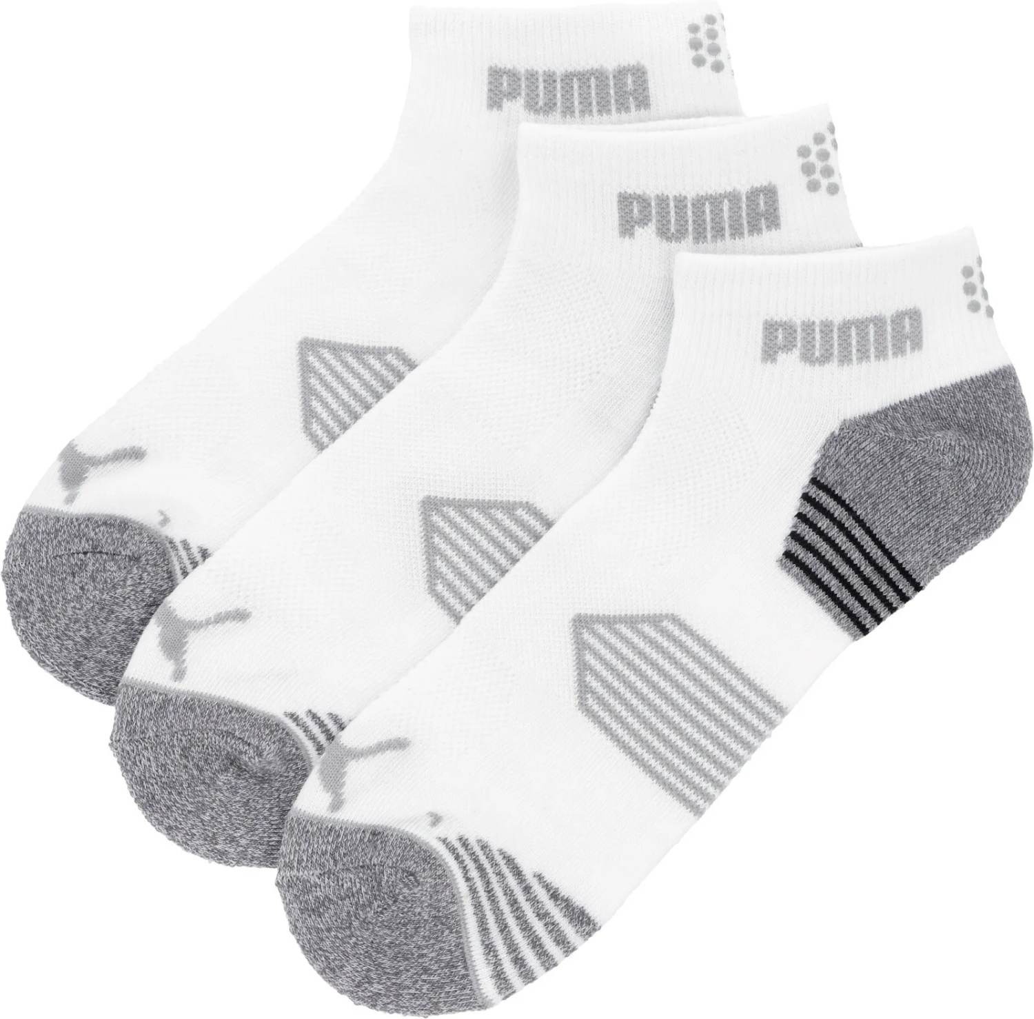 Puma Essential Quater Cut Pak Sokker Bright White Str