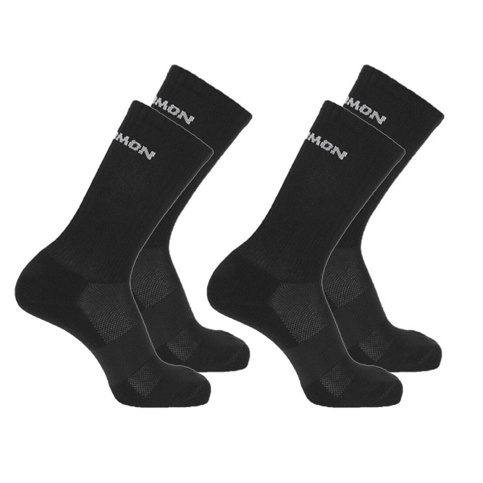 Salomon Evasion Crew Pack Black Sokker