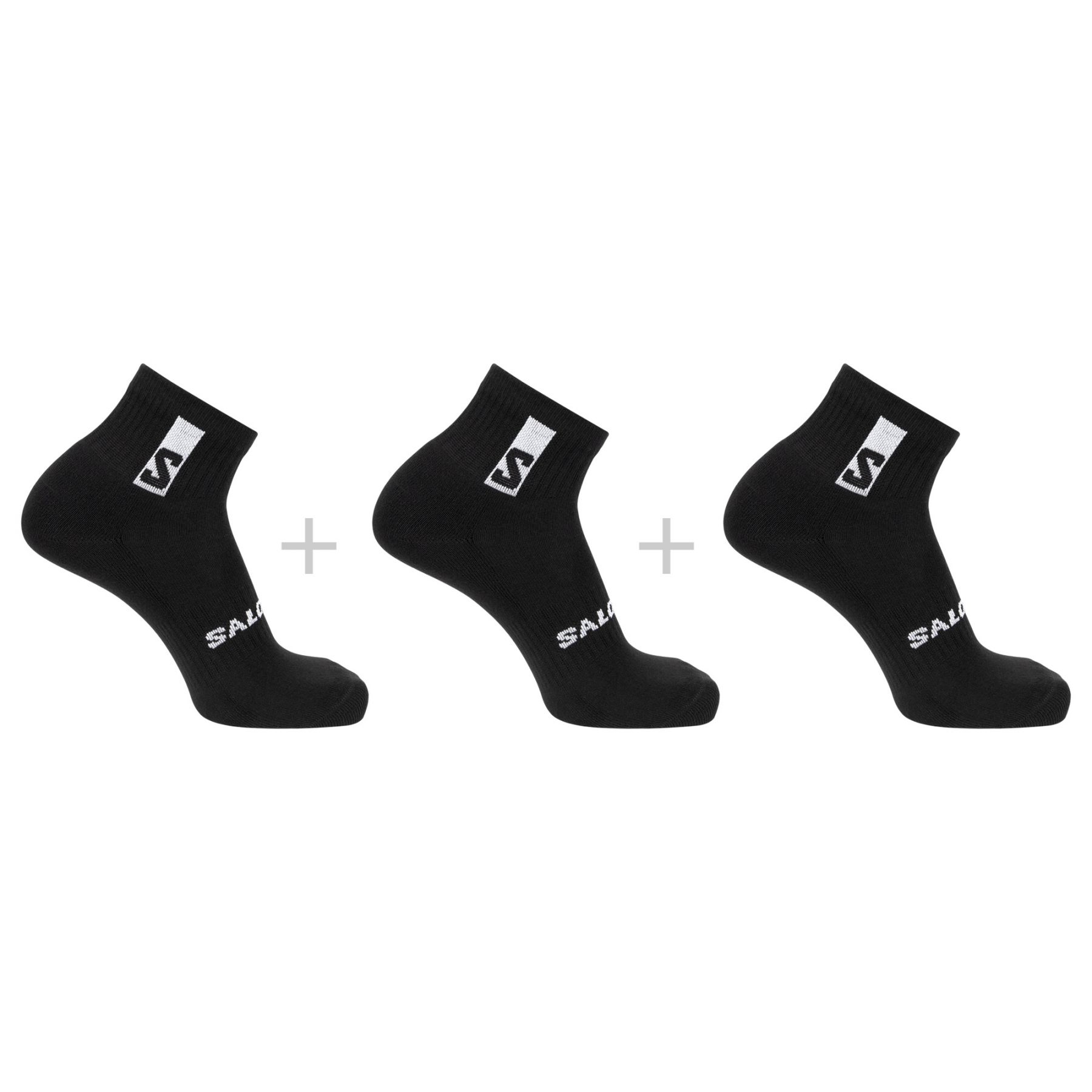 Salomon Everyday Ankle Pack Sokker Sort