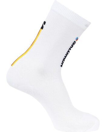 Salomon Socks Pulse Race Flag Hvid White
