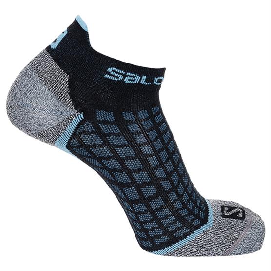 Salomon Ultra Low Unisex Black Blue Stone