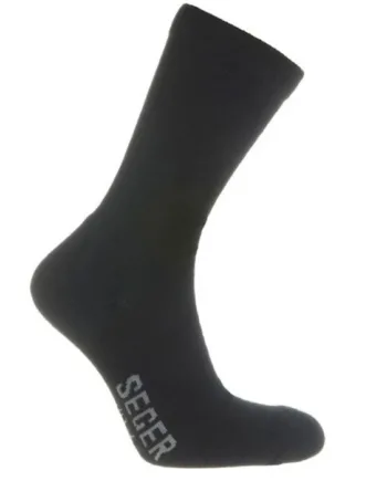 Seger Liner Wool Sokker Sort Sokker