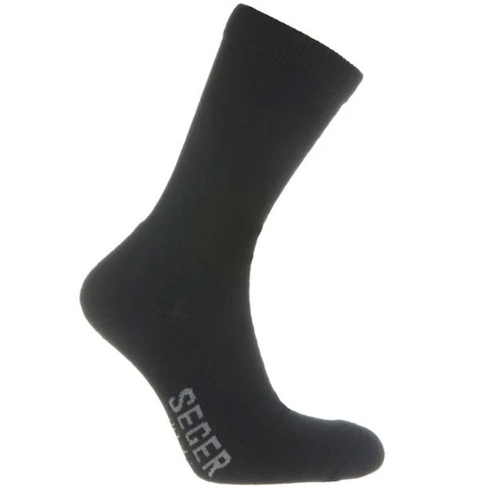 Seger Liner Wool Sokker Sort Sokker