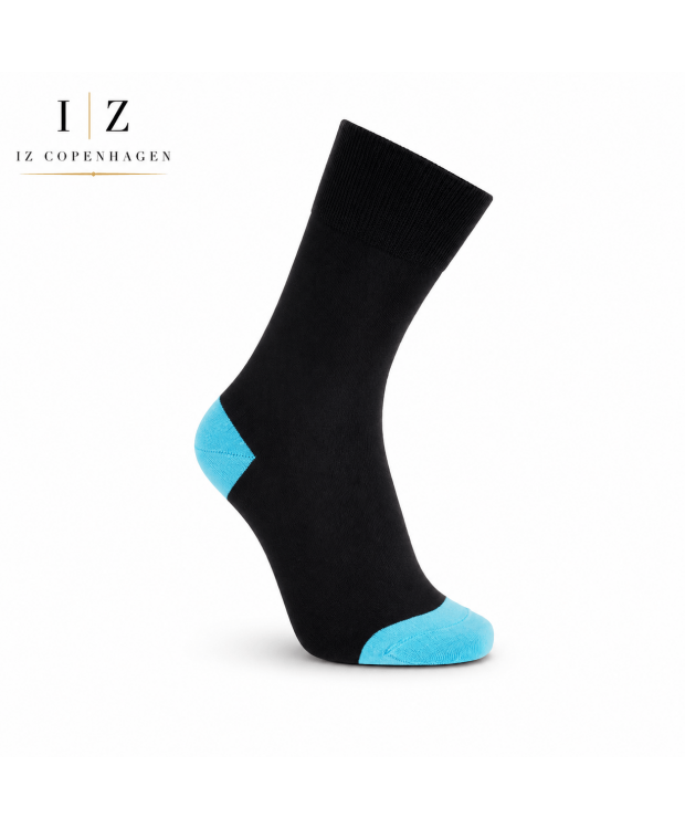 Sock Bambusstrømper Sort Turkis Unisex Str