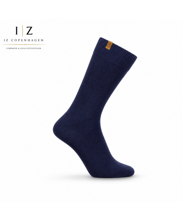 Sock Copenhagen Navy Luxury Bomuldsstrømper Unisex