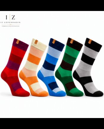 Sock Copenhagen Pak Bambusstrømper Brede Striber
