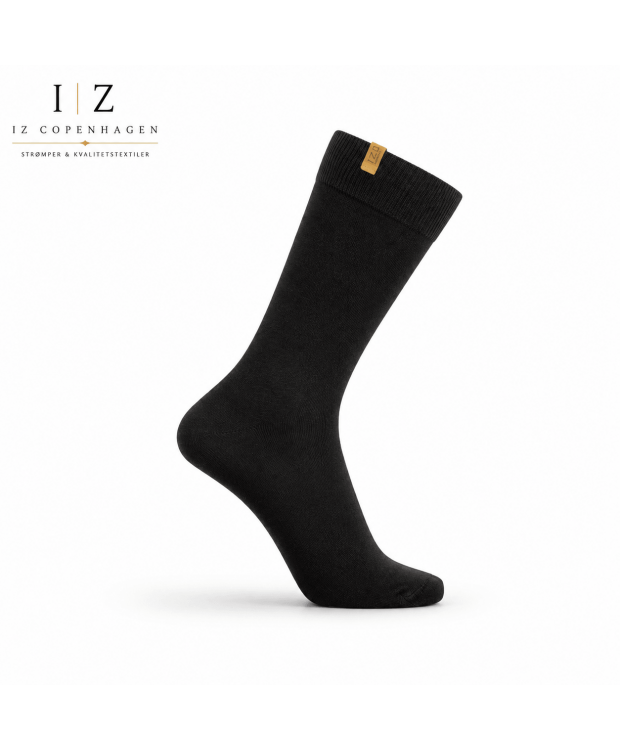 Sock Copenhagen Sorte Luxury Bomuldsstrømper Unisex