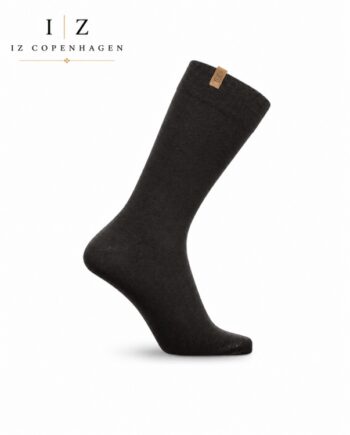 Sock Terry Bomuldsstrømper Sort Unisex Str