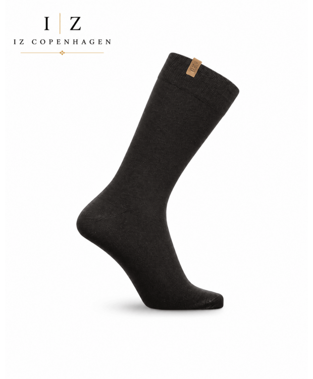Sock Terry Bomuldsstrømper Sort Unisex Str