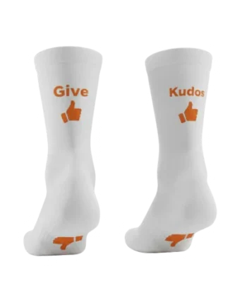 Sokicon Give Kudos Cykelsokker Hvid