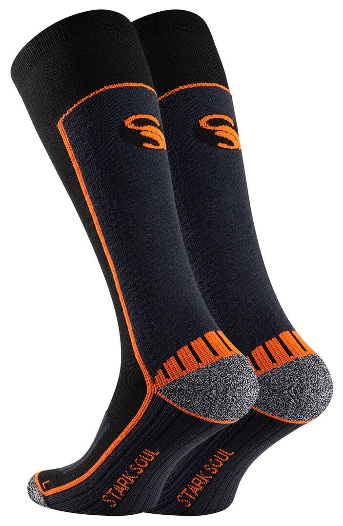 Stark Soul Sports Kompressions Strømper Sort Orange Str