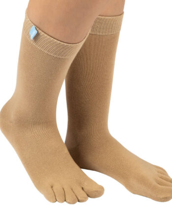 Tåsokker Toetoe Essential Lysebrun One Size