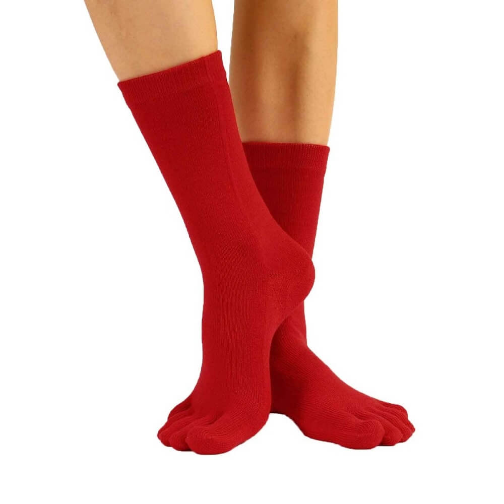 Tåsokker Toetoe Essential Rød One Size