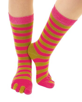 Tåsokker Toetoe Essential Stripy Gold One Size