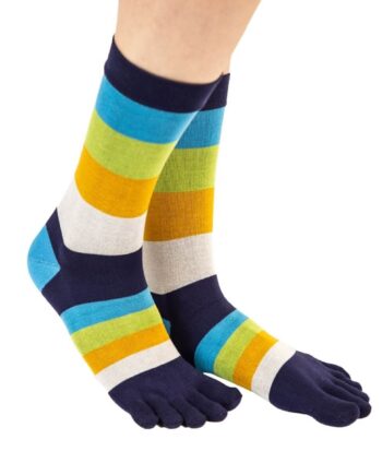 Tåsokker Toetoe Men Stripy Turquoise Str