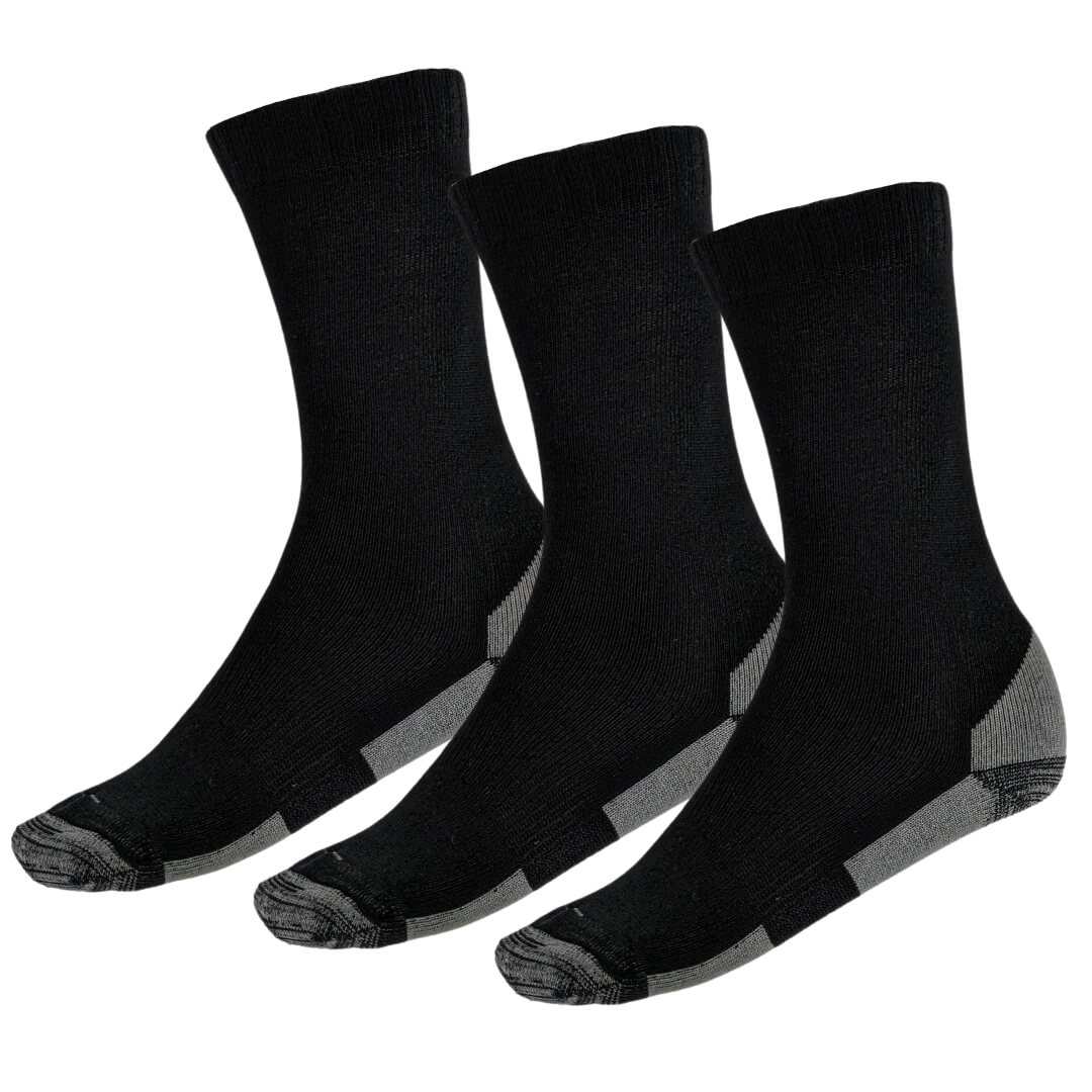 Vandrestømper Treklife Wool Trail Sort Par
