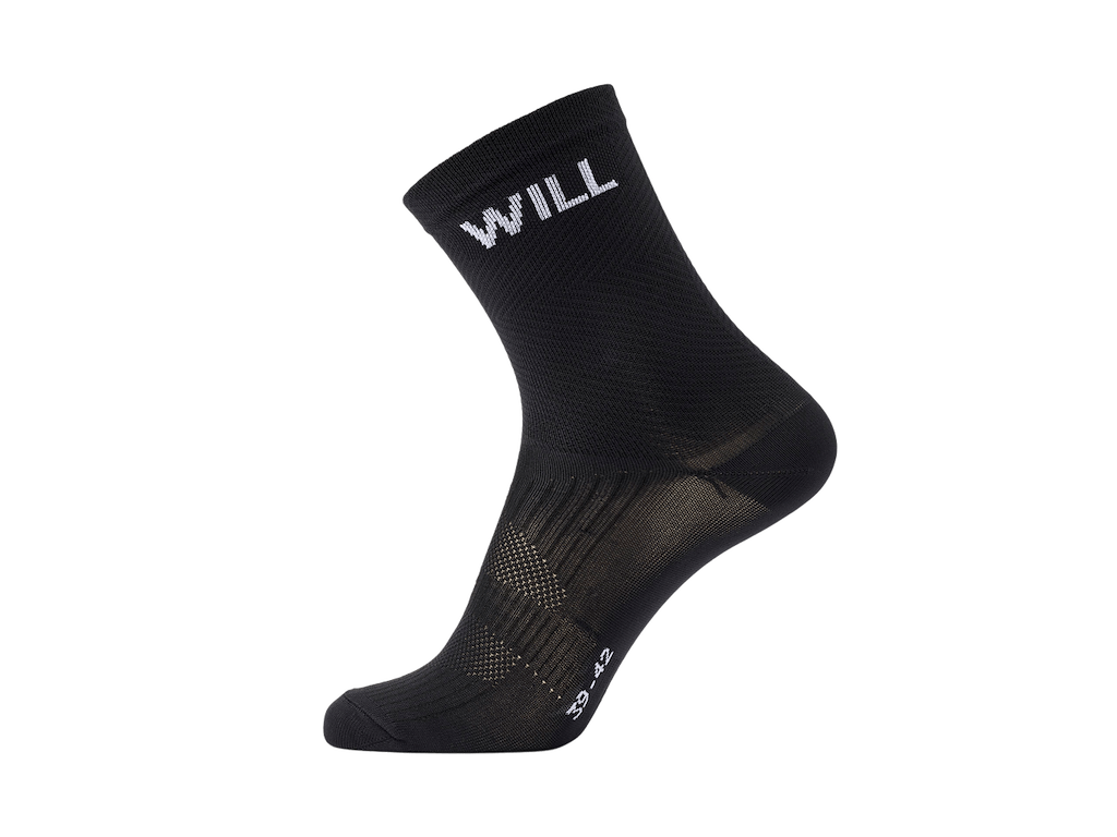 Willing Able Black Strømper Sort Str