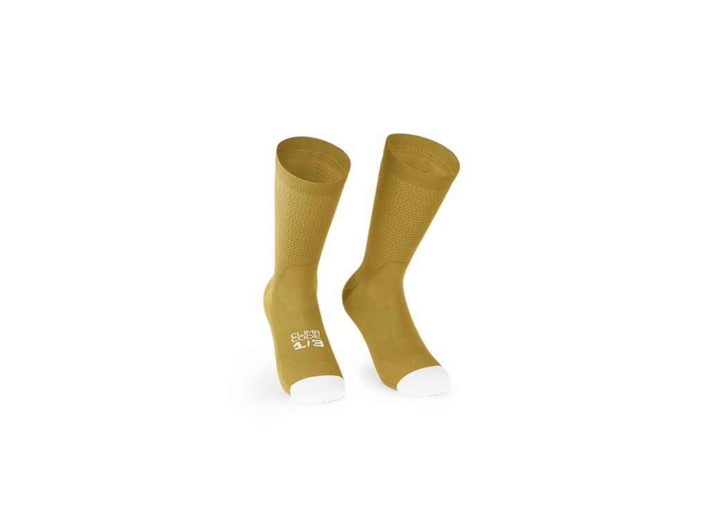 Assos Endurance Socks S11 Strømper Unisex Golden Yellow Str
