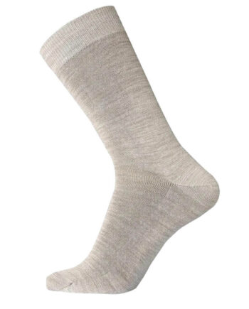Beige Egtved Twin Sock Uldstrømper