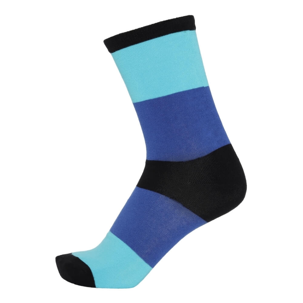 Blå Berd Stribet Herrestrømper Fra Socks Cph Str