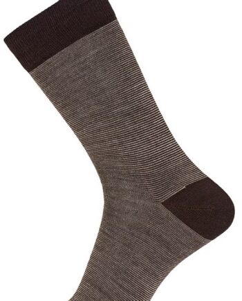 Brune Egtved Twin Sock Uldsokker
