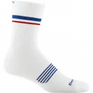 Darn Tough Element Micro Crew Lightweight With Cushion White Sokker