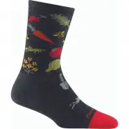 Darn Tough Farmer Market Crew Lightweight Charcoal Sokker Str