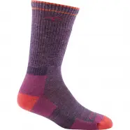 Darn Tough Hiker Boot Sock Cushion Plum Heather Sokker Str