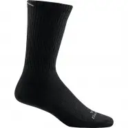 Darn Tough Micro Crew Light Black Sokker Str