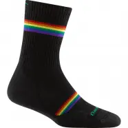 Darn Tough Prism Micro Crew Lightweight With Cushion Black Sokker