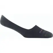 Darn Tough Top Down Solid Show Invisible Lightweight Black Strømper Str