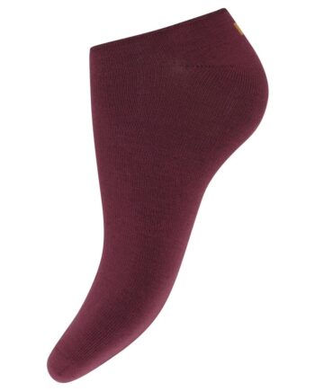 Decoy Sneaker Sock Bamboo Bordeaux Str