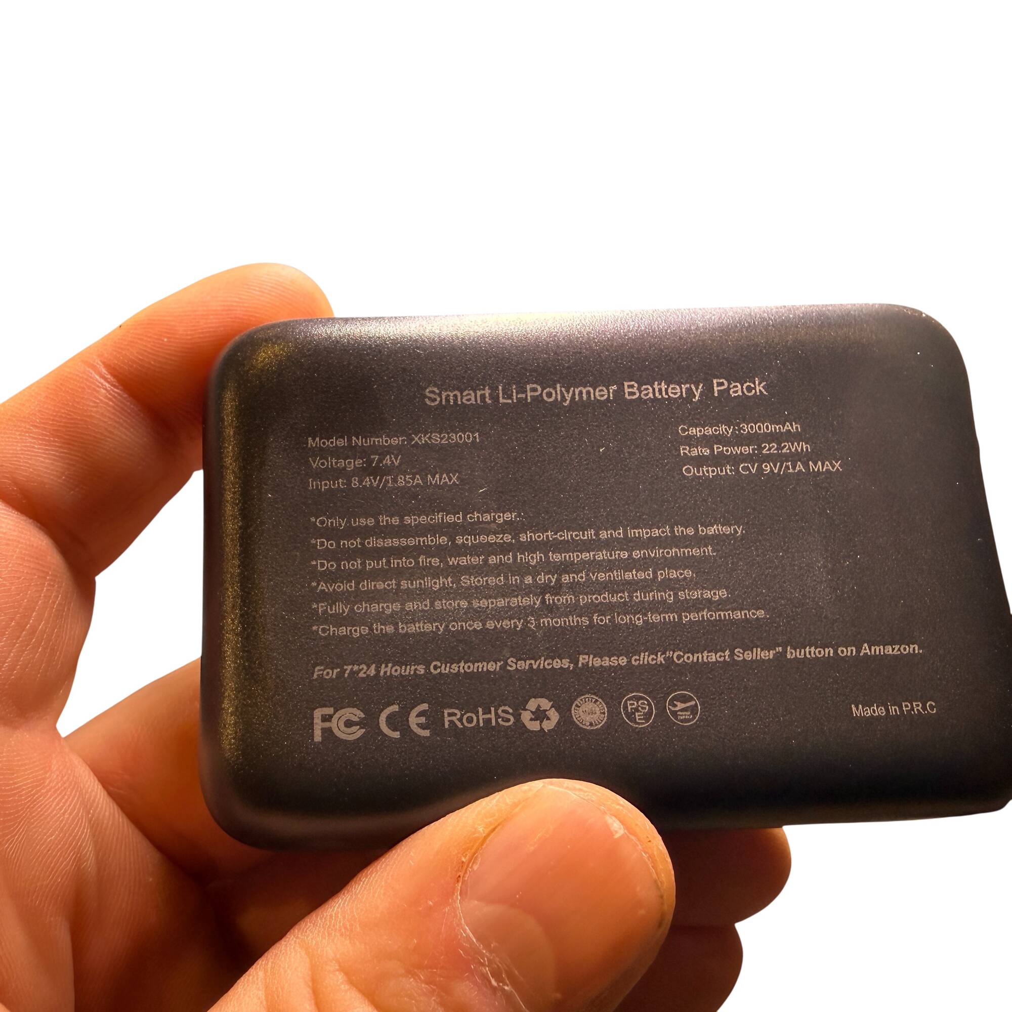 Ekstra Batteri Til App Opvarmede Strømper 2stk