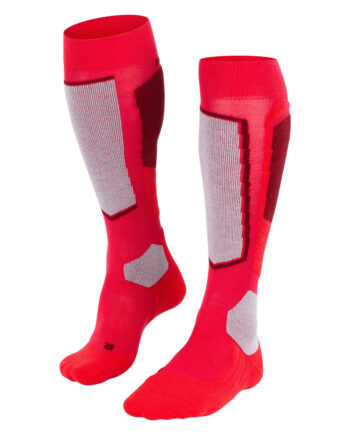 Falke Sk2 Intermediate Uld Dame Skistrømper Knæhøje Rose