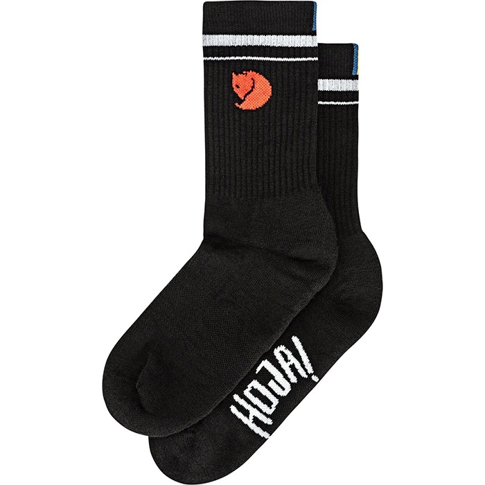 Fjallraven Hoja Socks Black L42 Sokker