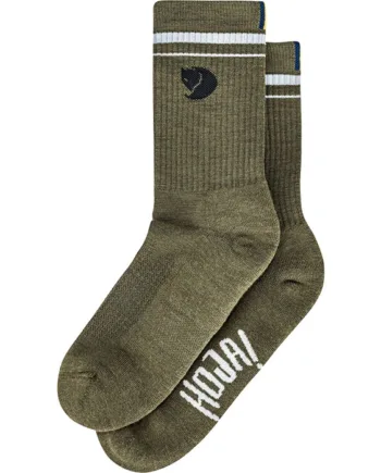 Fjallraven Hoja Socks Green L42 Sokker