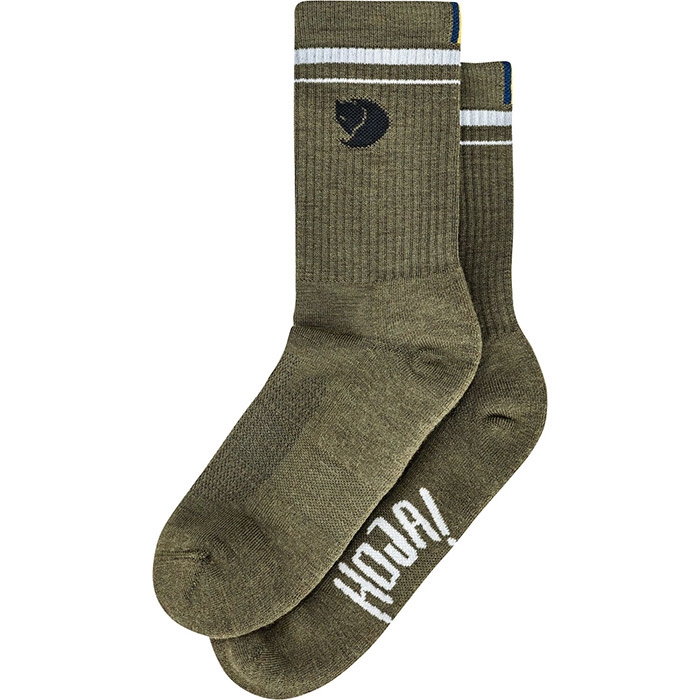 Fjallraven Hoja Socks Green L42 Sokker