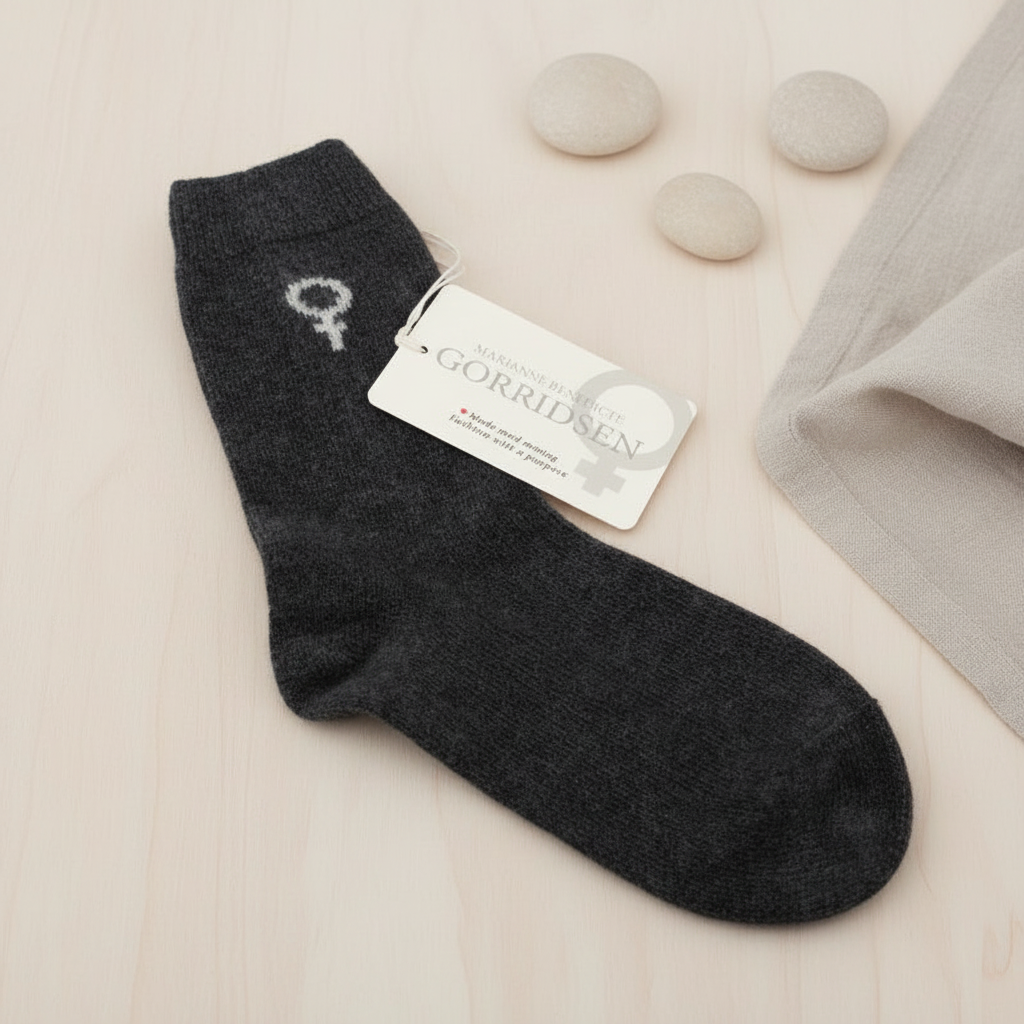 Gorridsen Design Magnolia Uld Strømper Antracit