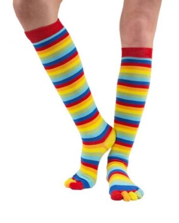 Knæhøje Toetoe Tåstrømper Rainbow One Size