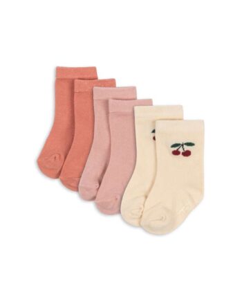 Konges Sløjd Jacquard Sokker Pak Cherry Mix