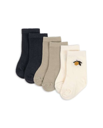 Konges Sløjd Jacquard Sokker Pak Lemon Mix