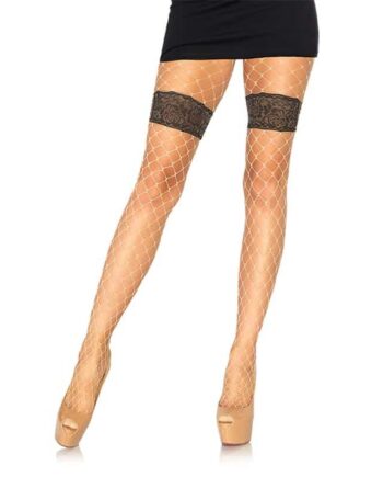 Leg Avenue Diamants Strømpebukser Nude Sort