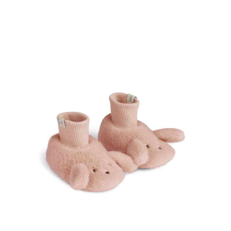 Liewood Beth Rabbit Plush Slippers Pale Tuscany
