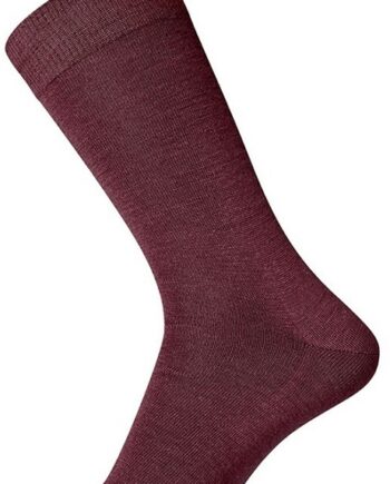 Mørkerøde Egtved Twin Socks Uldsokker
