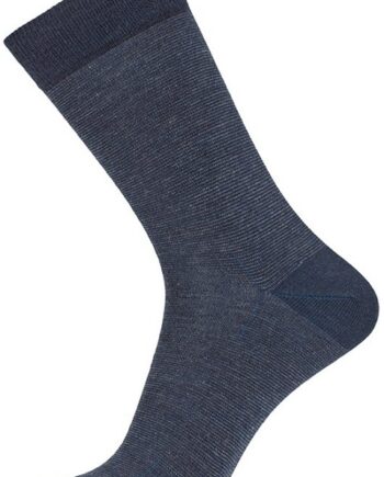 Navy Blå Egtved Twin Sock Uldsokker