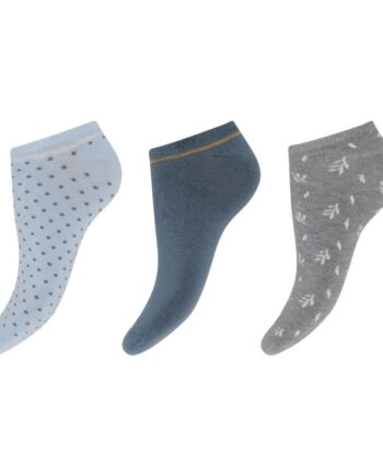 Pak Decoy Sneaker Sock Bamboo Dot   Blomst Str