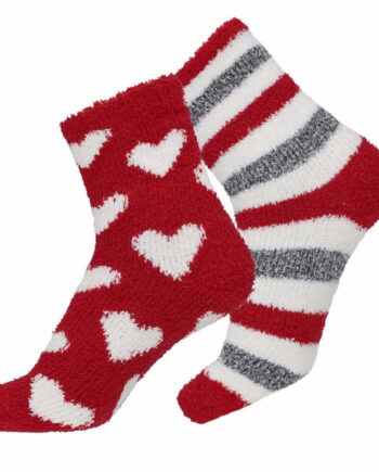 Par Hyggesokker Fra Socks Cph Rød Str